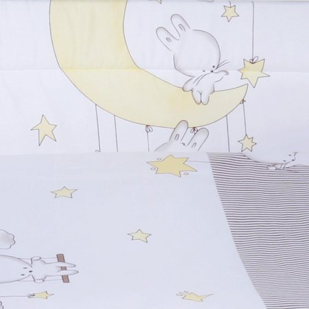 Комплект в кроватку 4 предмета ЛУННЫЕ КАЧЕЛИ