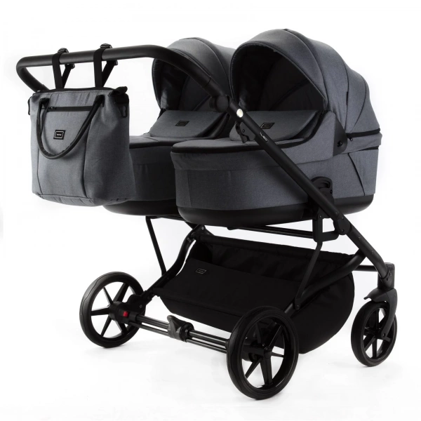 Детская коляска для двойни Adamex Leo Duo 2 В 1