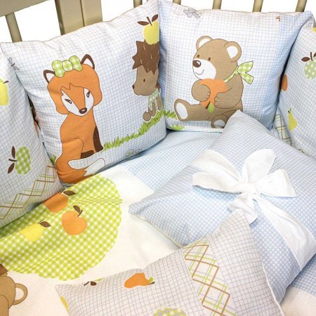 Комплект в кроватку 4 предмета L`Abeille Play