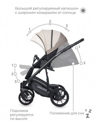 Детская коляска Riko Basic Pacco 2 в 1