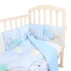 Комплект в кроватку 6 предм. Альма-Няня Мир Детства (подушечки)