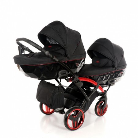 Детская коляска для двойни JUNAMA Individual Duo Slim 2 в 1