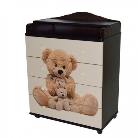 Детский комод Антел Ульяна МИШКА 800/4