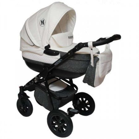 Детская коляска Tutic Maseratti 2 в 1 ( Ткань + кожа)