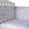 Борт в кроватку из 4-х частей Эдельвейс ПРИРОДА