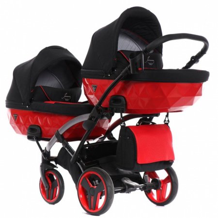 Детская коляска для двойни JUNAMA Diamond Special DUO slim 2 в 1