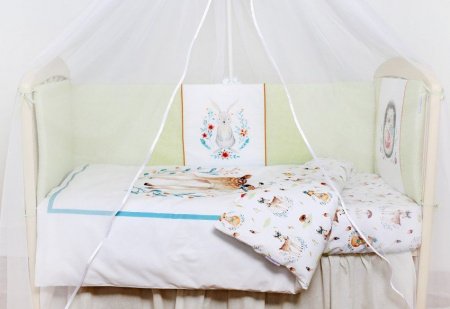 Комплект Lappetti в кроватку 6 предм. "Волшебный лес"