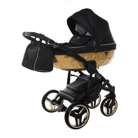 Детская коляска JUNAMA DIAMOND MIRROR SATIN (Version 2) 3 в 1