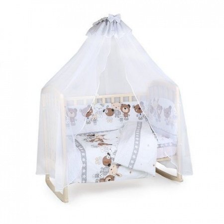 Комплект Alis в кроватку 4 предм. ЛУЧШИЕ ДРУЗЬЯ (борт+КПБ)