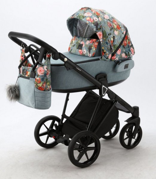 Детская коляска Adamex Porto Flowers 2 в 1