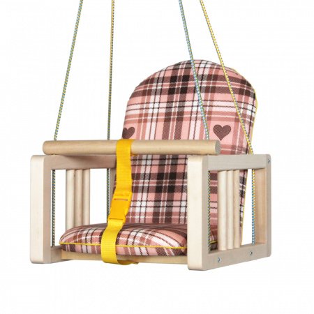 Качели подвесные с мягким сиденьем ГНОМ NEW