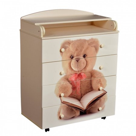 Детский комод Антел Ульяна МИШКА 800/4