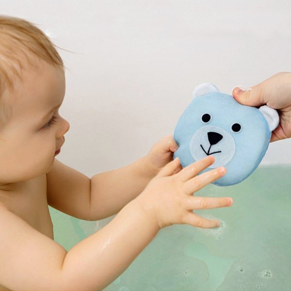 Мягкая губка для купания МИШКА