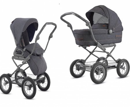 Детская коляска Inglesina Sofia System Duo 2 в 1 на шасси Ergo Bike stone grey
