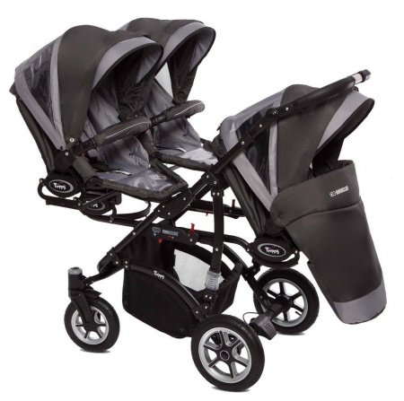 Детская Коляска для тройни BabyActive Trippy 2 в 1