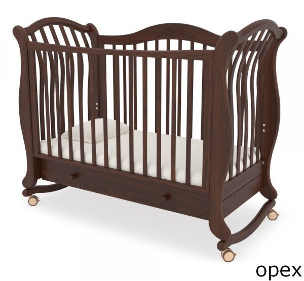 Кровать детская Гандылян Габриэлла люкс колесо - качалка