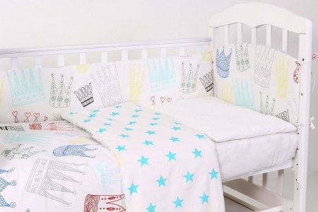 Комплект в кроватку 6 предметов Фантазия