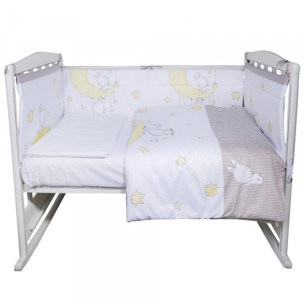 Комплект в кроватку 4 предмета ЛУННЫЕ КАЧЕЛИ