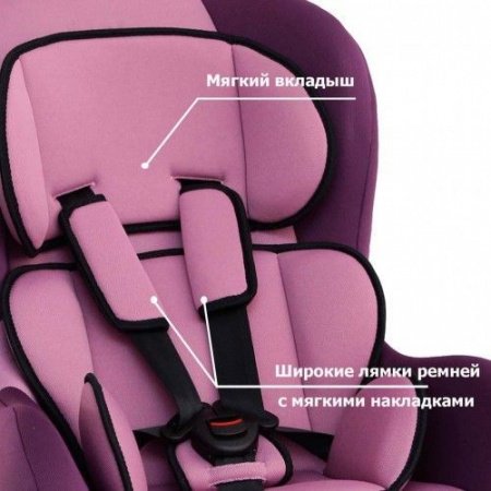 Детское автокресло Siger Nautilus Isofix фиолетовый
