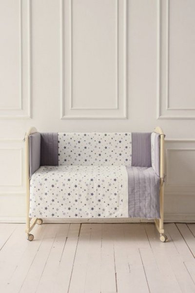 Комплект Lappetti в кроватку 6 предметов "Звездочет"