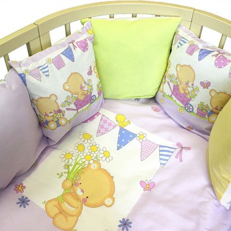 Комплект в кроватку 4 предмета L`Abeille