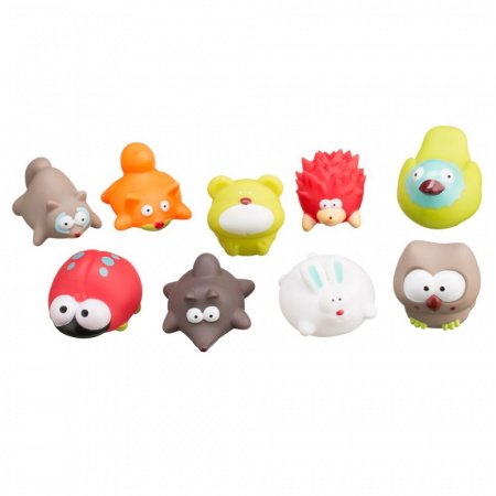 Набор игрушек для ванной ЛЕСНЫЕ ЖИТЕЛИ (9 шт.)