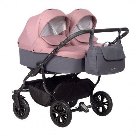 Детская коляска для двойни  Indigo Charlotte Sity Duo