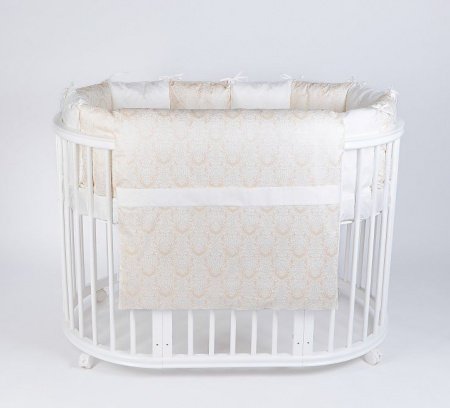 Комплект для круглой (овальной) кроватки Lappetti "Эстель"