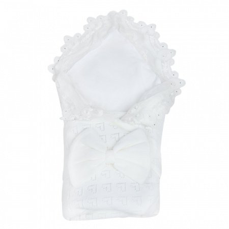 Комплект на выписку 4 предмета(лето) СЕРДЕЧКИ