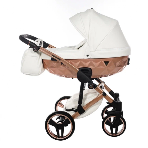 Детская коляска JUNAMA DIAMOND MIRROR SATIN (Version 2) 3 в 1