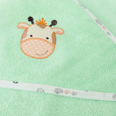 Полотенце с уголком махровое 105х105 ЗВЕРЯТА