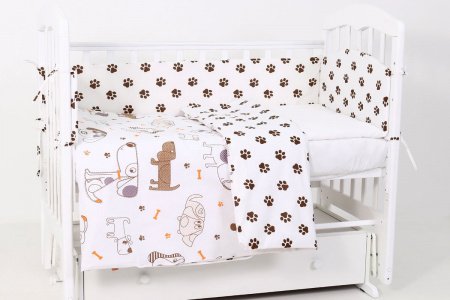 Комплект в кроватку 6 предметов Фантазия