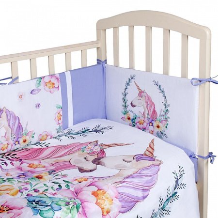 Комплект в кроватку 6 предметов  ДЕТСКАЯ ИСТОРИЯ