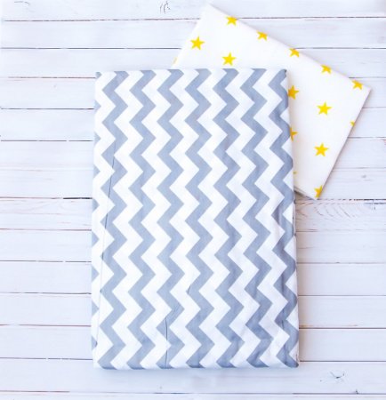 Комплект постельного белья 3 предм. бязь "Звездочка" (желтый)