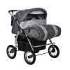 Детская коляска-трансформер для двойни Indigo Santa Cruz PC