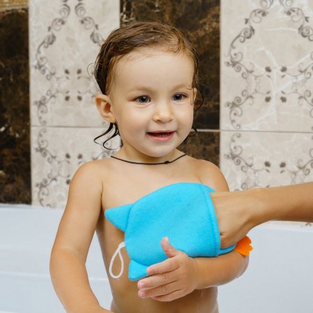 Махровая мочалка-рукавичка Baby Owl