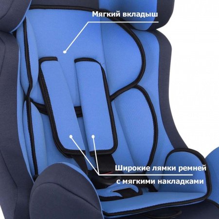Детское автокресло Siger Диона голубой
