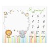 Пеленка-календарь для фотосессии ЗАБАВА 100х120