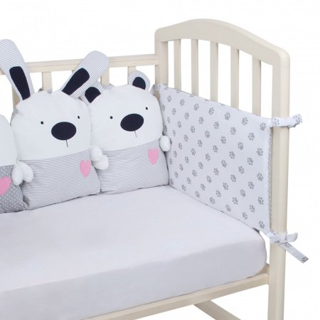 Борт в кроватку ЗВЕРУШКИ