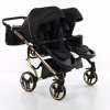 Детская коляска для двойни JUNAMA DIAMOND MIRROR DUO 2 в 1