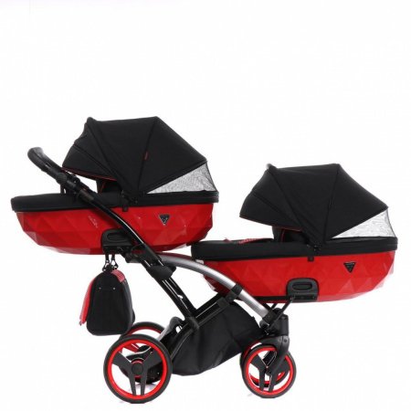 Детская коляска для двойни JUNAMA Diamond Special DUO slim 2 в 1