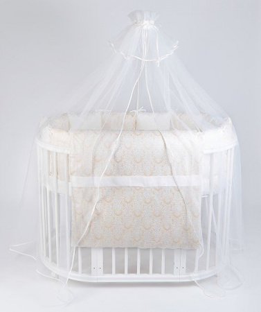 Комплект для круглой (овальной) кроватки Lappetti "Эстель"