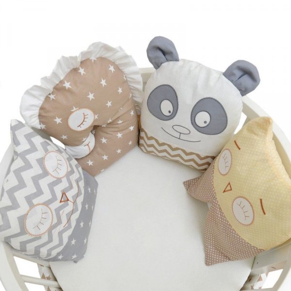 Комплект в кроватку 4 предмета  СПЛЮШКИ