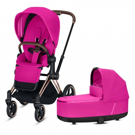 Детская коляска Cybex Priam III Rose Gold 2 в 1