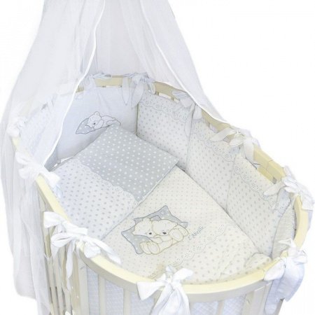 Комплект в кроватку 7 предм. DOLCE овал