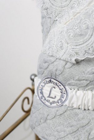 Одеяло-конверт на выписку Lappetti "Косички" (мех)