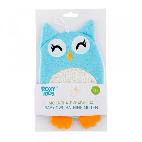 Махровая мочалка-рукавичка Baby Owl