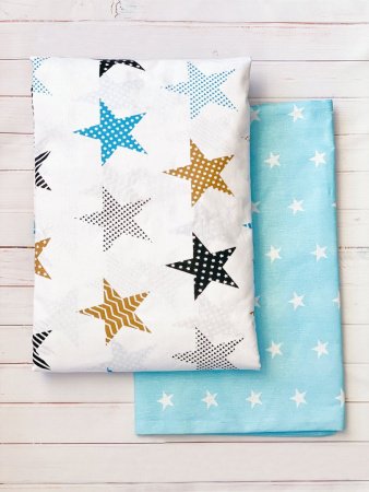 Комплект постельного белья 3 предм. бязь "Звездный"
