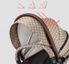 Детская коляска Hot Mom Gold Leather 2 в 1
