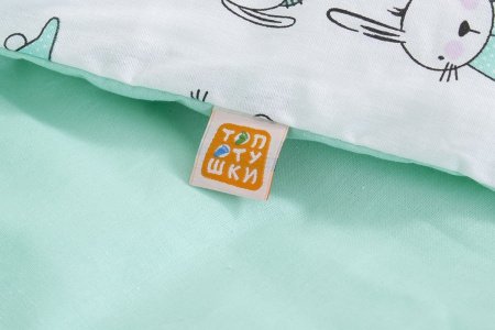 Комплект в кроватку 3 предмета Зайчики